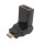 Zikko ZK-B016 Mini HDMI Male to HDMI Female Converter 90 Derajat